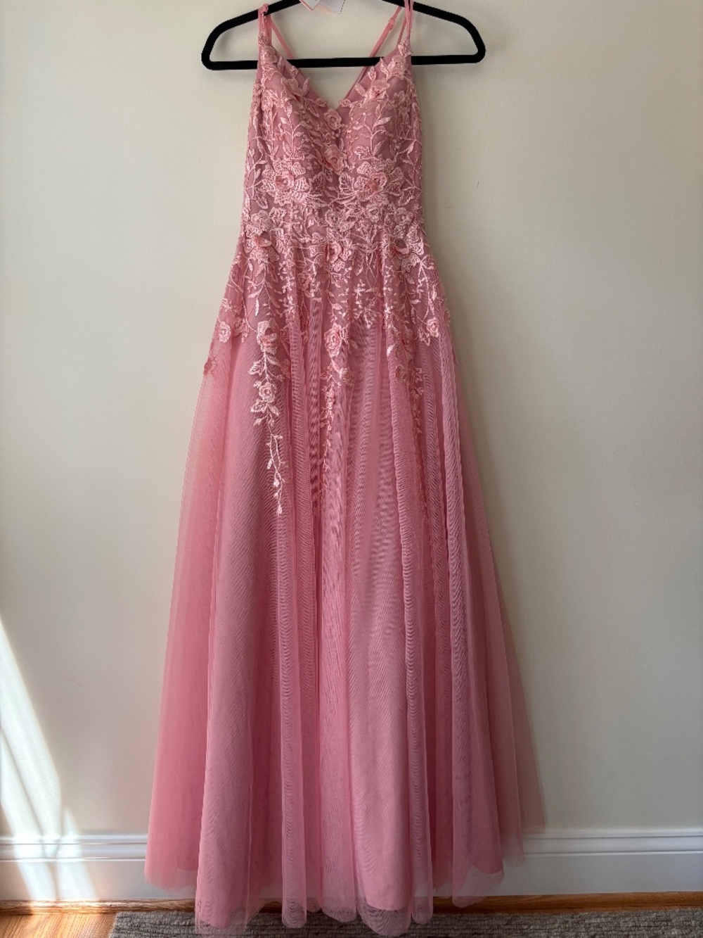 Pink Ball-Gown / Prom Dress, Size: 4